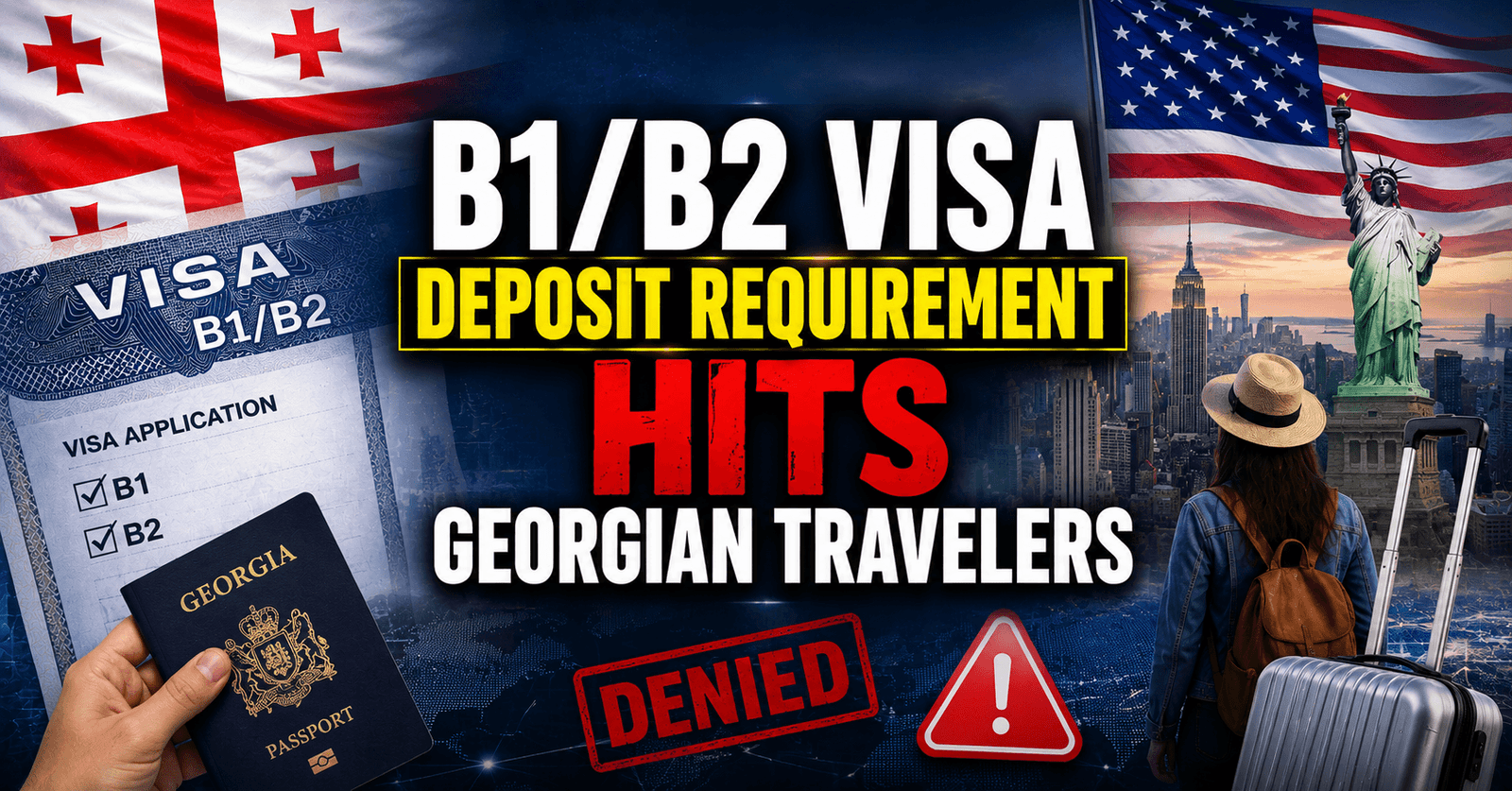 B1B2 Visa Deposit Requirement Hits Georgian Travelers