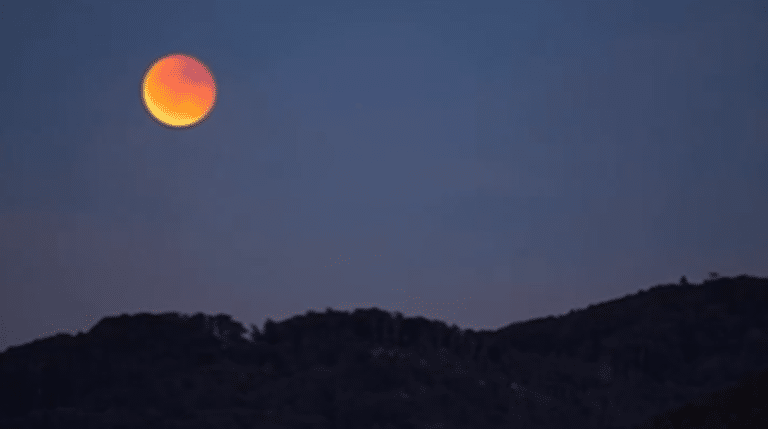Rare Blood Moon Eclipse