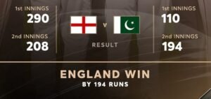 England vs Pakistan