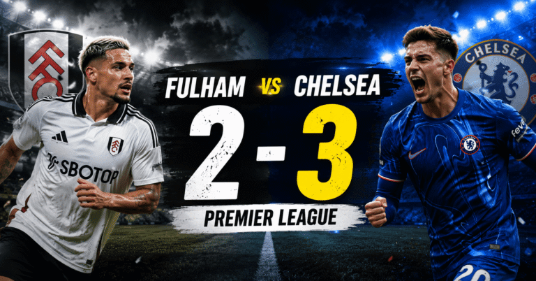 Fulham 2-3 Chelsea Premier League