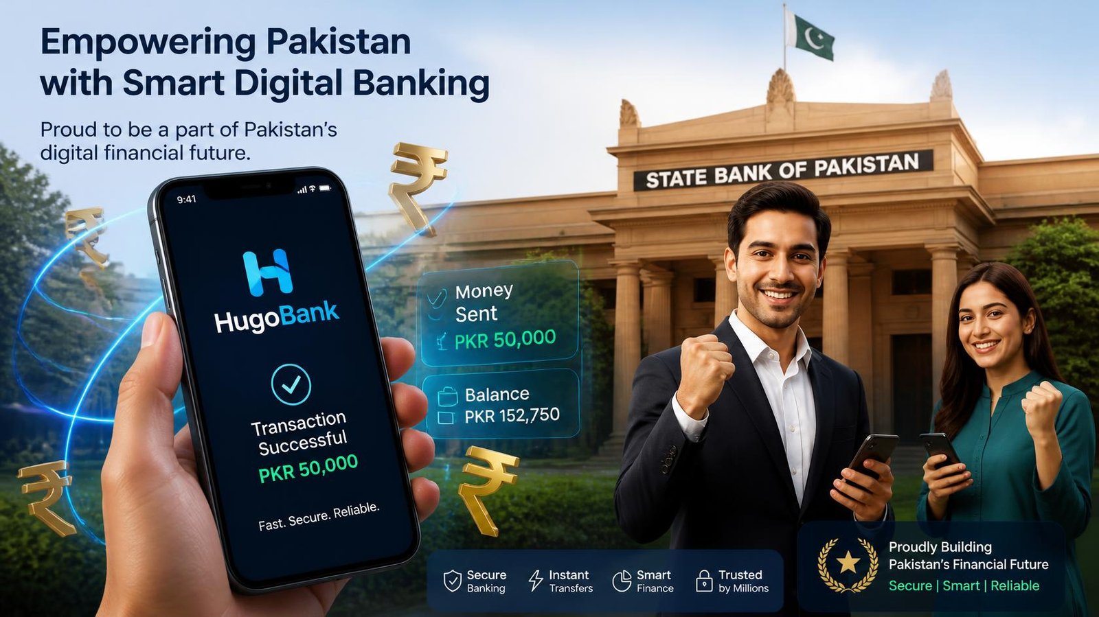 HugoBank Achieves Pilot Approval from State Bank of Pakistan