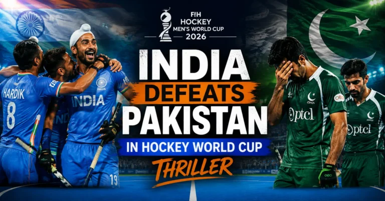 India Defeats Pakistan In Hockey World Cup Thriller