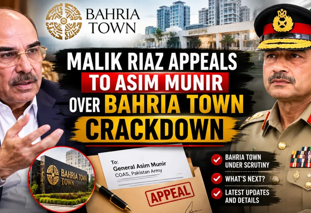 Malik Riaz Appeals to Asim Munir Over Bahria Town Crackdown