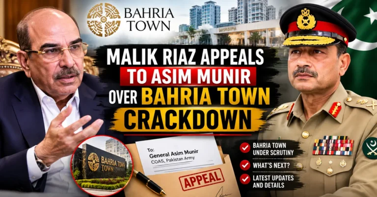 Malik Riaz Appeals to Asim Munir Over Bahria Town Crackdown