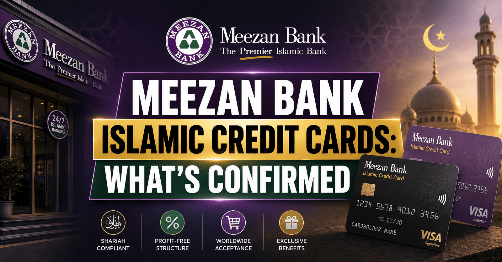 Meezan Bank Islamic Credit Cards What's Confirmed