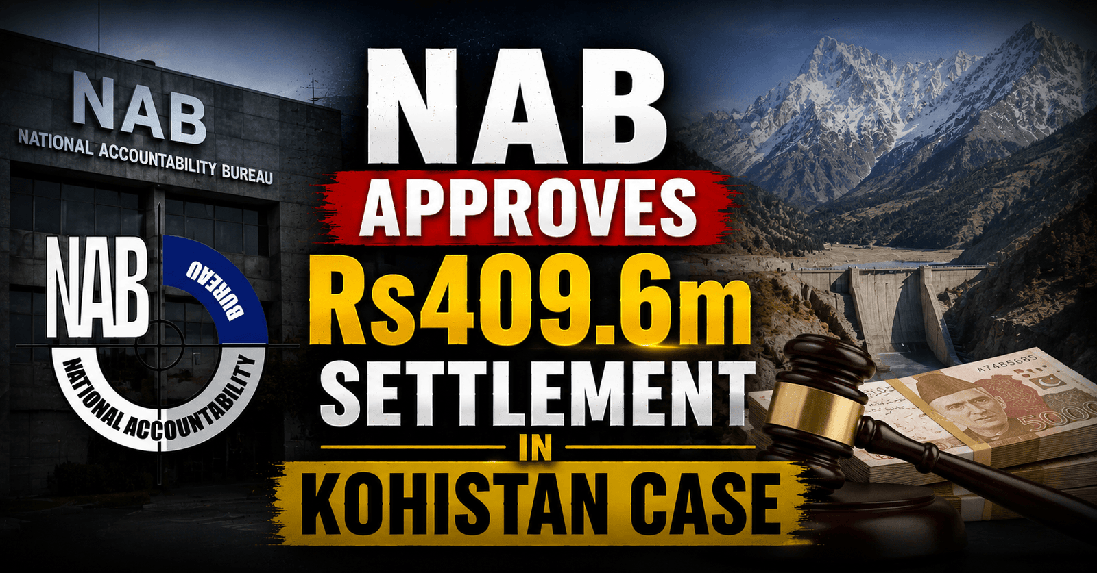 NAB Approves Rs409.6m Settlement in Kohistan Case