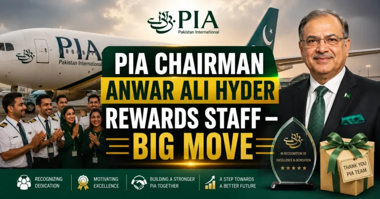 PIA Chairman Anwar Ali Hyder Rewards Staff — Big Move