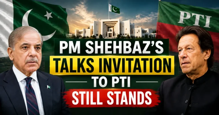 PM Shehbaz's Talks Invitation to PTI Still Stands Crucial Update