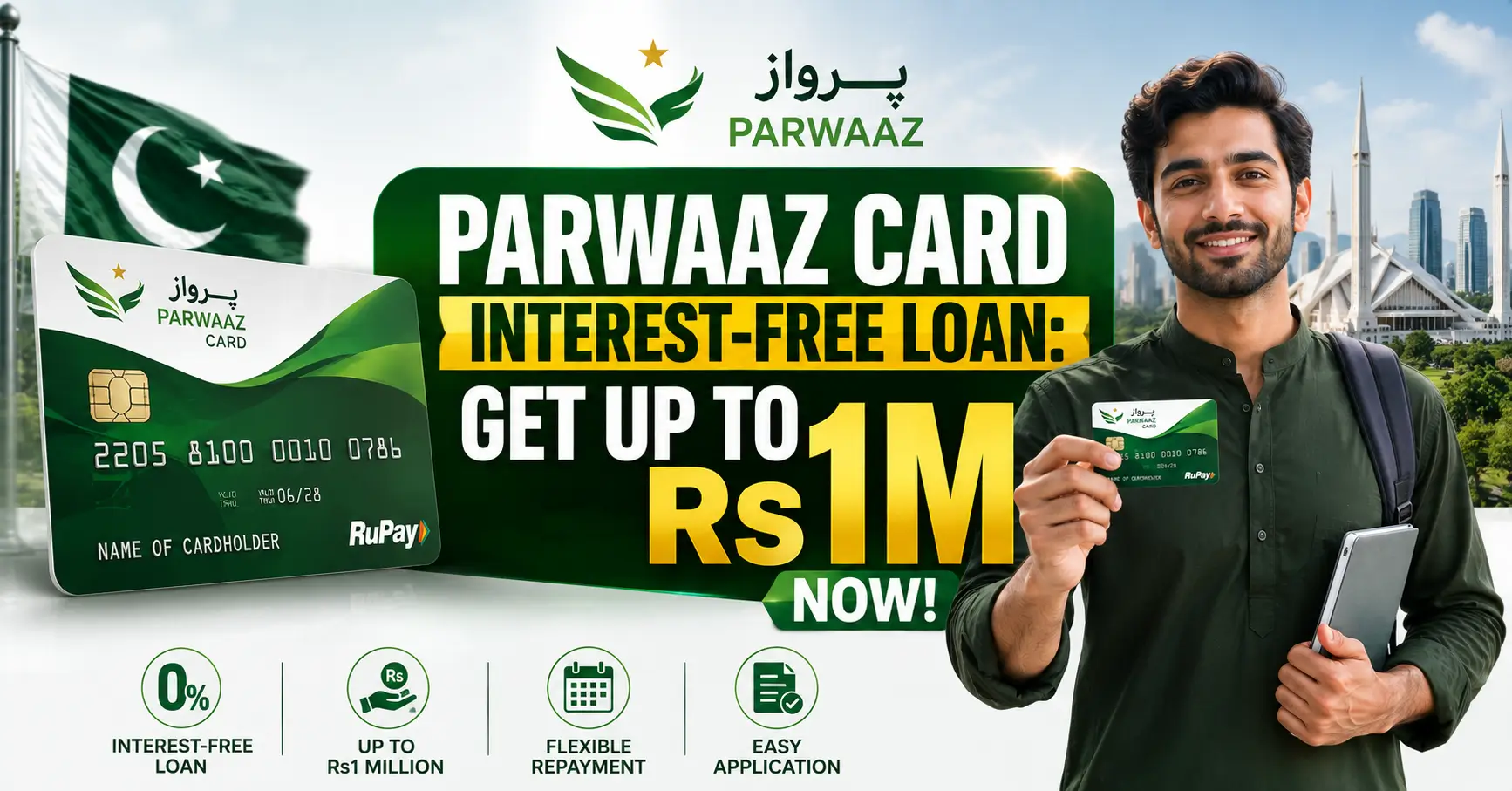 Parwaaz Card Interest-Free Loan Get Up to Rs1M Now