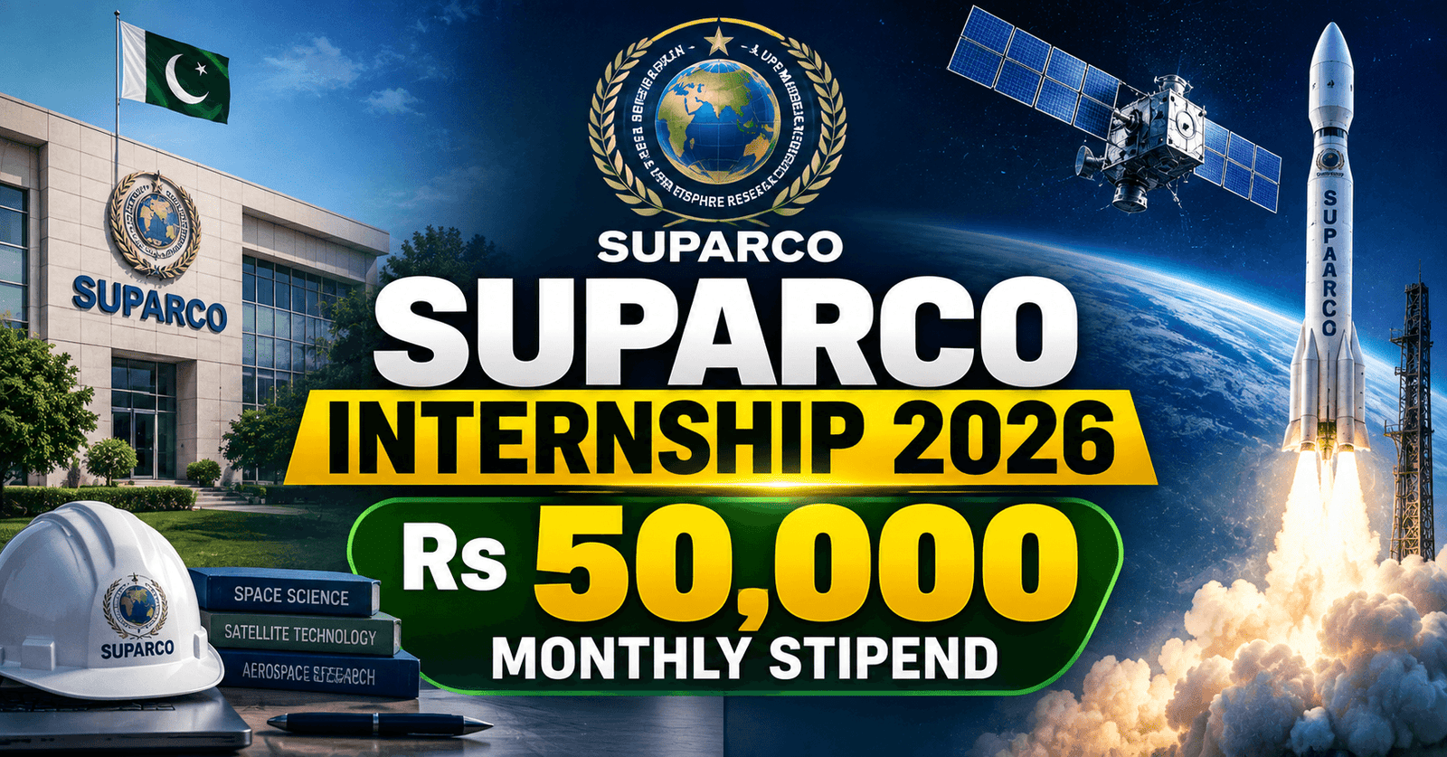 SUPARCO Internship Program 2026: Rs 50,000 Monthly Stipend