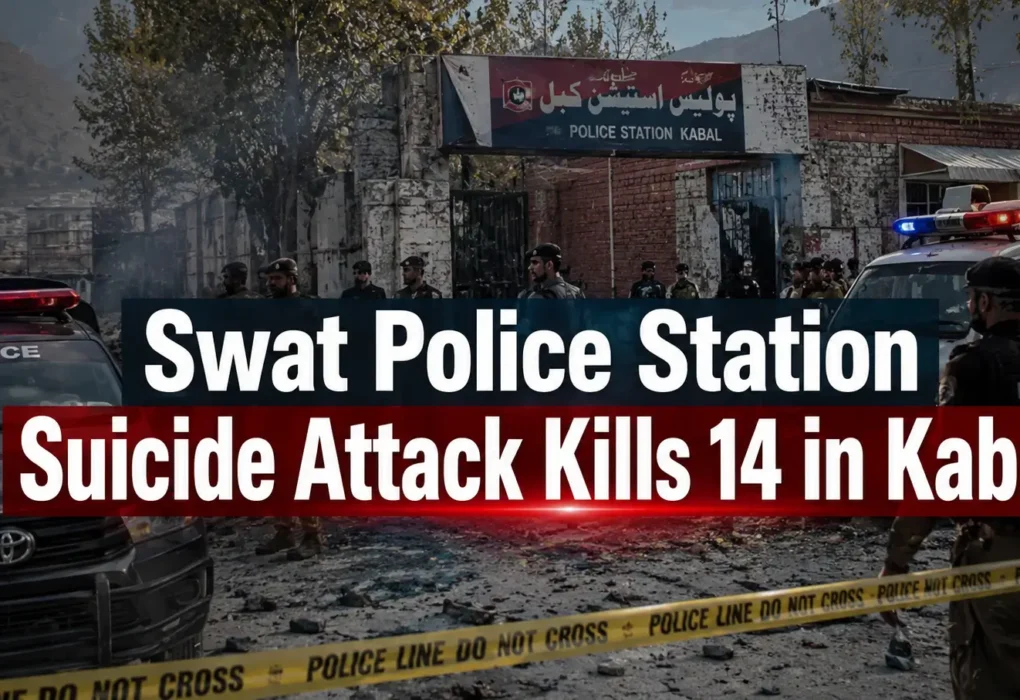 Swat Police Station Suicide Attack Kills 14 in Kabal