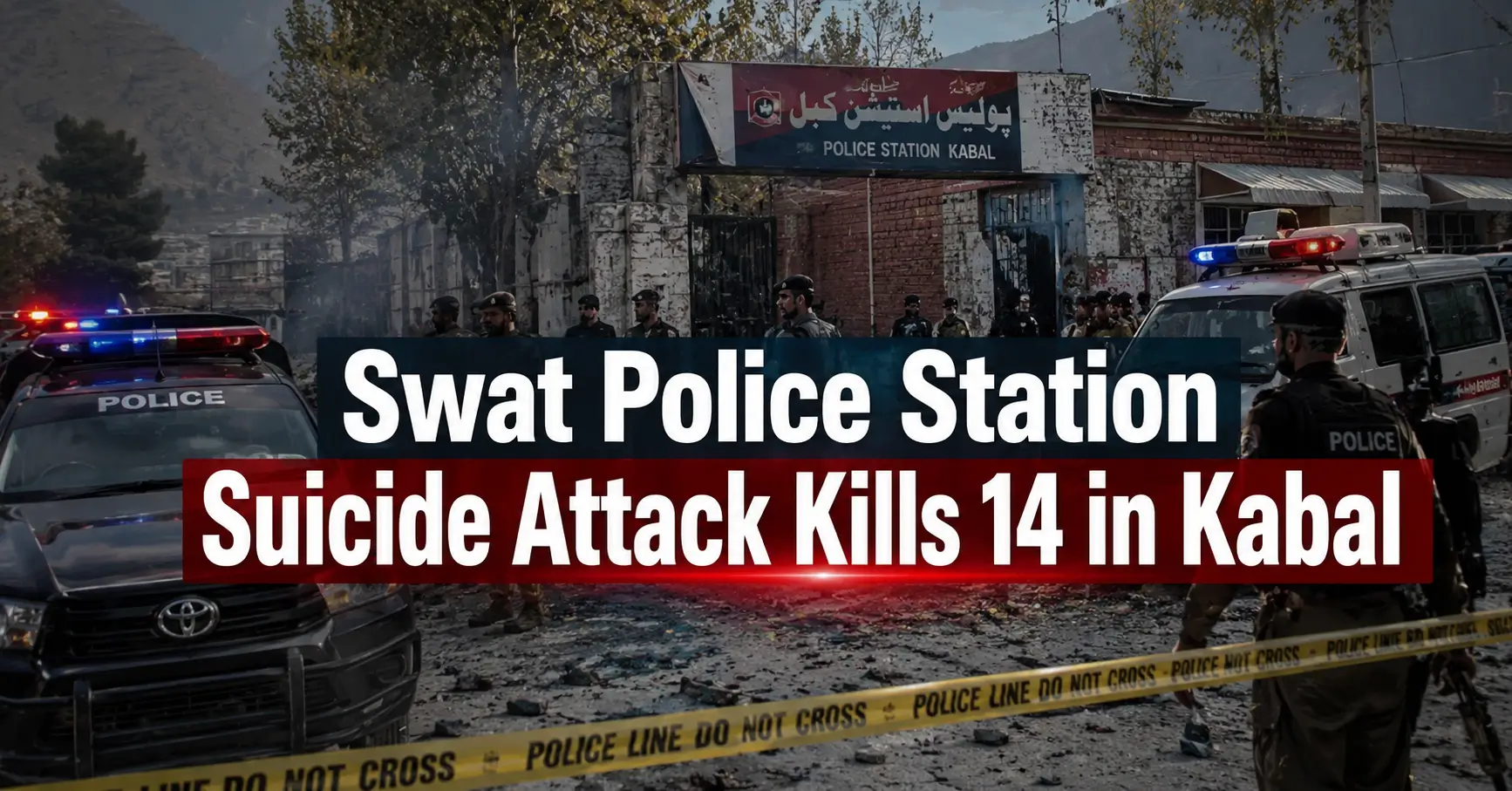 Swat Police Station Suicide Attack Kills 14 in Kabal