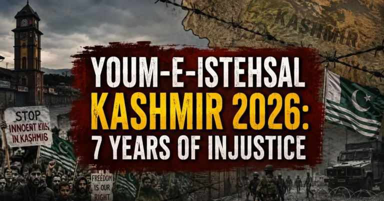 Youm-e-Istehsal Kashmir 2026 7 Years of Injustice