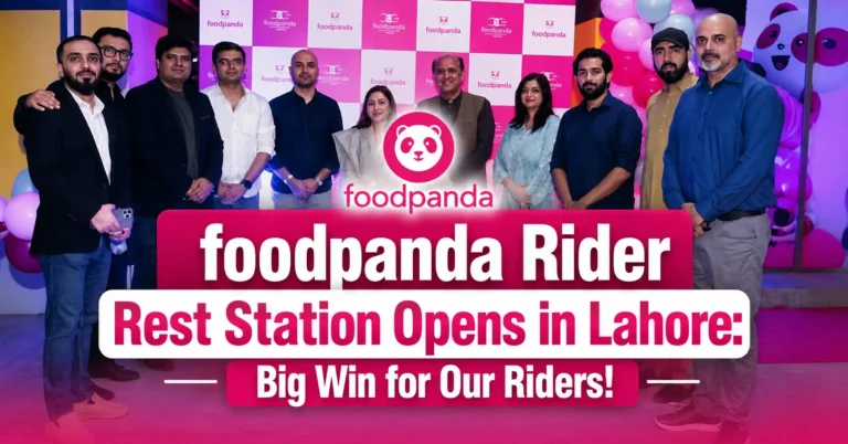 foodpanda Rider Rest Station Opens in Lahore Big Win