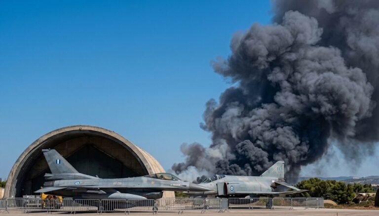 Greek Fighter Jet Crashes