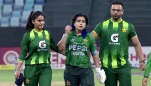 Pakistan vs Sri lanka Captain Fatima Sana disappointed
